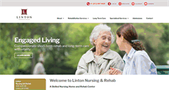 Desktop Screenshot of lintonnursingandrehab.com